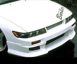 Border Racing Aero Front Bumper - Type II (FRP) for Nissan Silvia S13