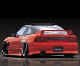 Mac M Sports Aero Rear Bumper (FRP) for Nissan Silvia S13