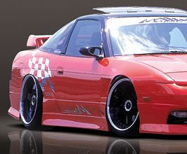 Mac M Sports Aero Side Steps (FRP) for Nissan Silvia S13