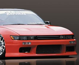 Mac M Sports Aero Front Bumper - Type B (FRP) for Nissan Silvia S13 Coupe
