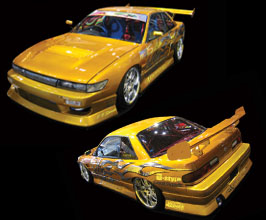 BN Sports Aero Wide Body Kit - Type III (FRP) for Nissan Silvia S13
