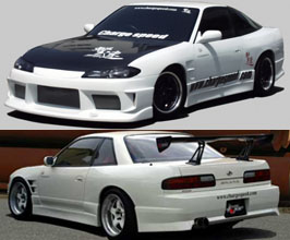 ChargeSpeed Aero Wide Body Kit with Front S15 Conversion (FRP) for Nissan 240SX Coupe