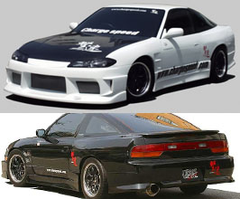 ChargeSpeed Aero Wide Body Kit with Front S15 Conversion (FRP) for Nissan Silvia S13