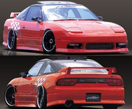 Mac M Sports Aero Body Kit - Type A (FRP) for Nissan 240SX Hatchback