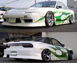 URAS Type-4 Aero Body Kit (FRP) for Nissan 240SX / 180SX Hatch