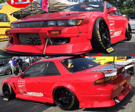 URAS Type-4 Aero Body Kit (FRP) for Nissan Silvia S13