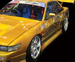 KBD Body Kits 50mm Wide Front Fenders For 240SX S13 (Pop-Up) 1989-1994 – Polyurethane, Ready To Paint