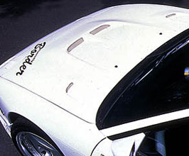 Border Racing Front Hood Bonnet with Air Vents (FRP) for Nissan 180SX / 240SX