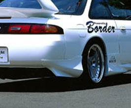 Border Racing Aero Rear Side Half Spoilers - Type I (FRP) for Nissan Silvia S14