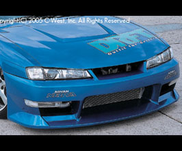 C-West DRFT Aero Front Bumper (PFRP) for Nissan 240SX Kouki