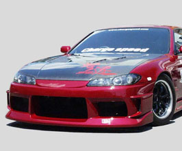 ChargeSpeed Aero Front End S15 Conversion Kit (FRP) for Nissan Silvia S14
