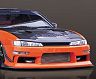 Mac M Sports Aero Front Bumper (FRP) for Nissan 240SX Kouki