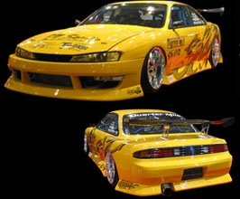 BN Sports Defend Aero Wide Body Kit (FRP) for Nissan Silvia S14
