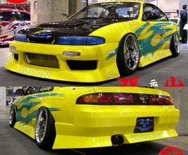 URAS Type-4 Aero Body Kit (FRP) for Nissan Silvia S14