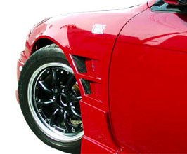 ChargeSpeed D-1 Style Front 20mm Wide Fenders (FRP) for Nissan Silvia S14