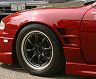 ChargeSpeed D-1 Style Vented Front 20mm Wide Fenders (FRP) for Nissan 240SX Zenki