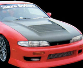 BN Sports Front Hood Bonnet with Vents - Type IV (FRP) for Nissan Silvia S14