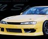 BN Sports Front Hood Bonnet with Vents - Type 1 (FRP) for Nissan 240SX / Silvia S14 Kouki