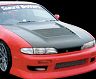 BN Sports Front Hood Bonnet with Vents - Type IV (FRP) for Nissan 240SX / Silvia S14 Zenki