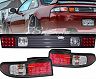 78works Classic LED Taillights (Black with Red Clear)