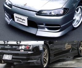 Border Racing Aero Half Spoiler Kit - Type II (FRP) for Nissan Silvia S15