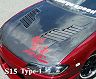 ChargeSpeed Front Hood Bonnet with Vents - Type 1 for Nissan Silvia S15