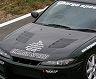 ChargeSpeed Front Hood Bonnet with Vents - Type 2 for Nissan Silvia S15