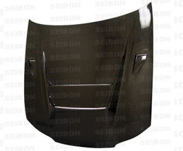 Seibon DVII Style Vented Front Hood Bonnet (Carbon Fiber) for Nissan Silvia S15