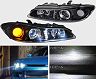 78works High Spec Full LED Healights V2 (Black) for Nissan Silvia S15