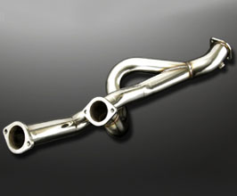 Mines Equal Length Front Pipe Pro Titan - 70mm to 80mm (Stainless) for Nissan Skyline GTR BNR32