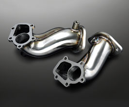 Mines Super Outlet Pro II Pipes - 70mm (Stainless) for Nissan Skyline R32