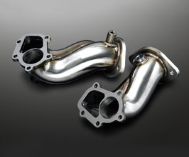 Mines Super Outlet Pro II Pipes - 70mm (Stainless) for Nissan Skyline GTR BNR32