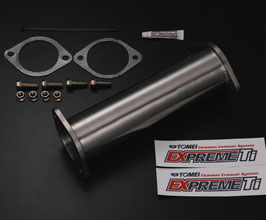 TOMEI Japan EXPREME Ti Cat Bypass Straight Pipe (Titanium) for Nissan Skyline R32