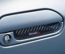 Nismo Door Handle Protectors - Front (Carbon Look PVC) for Nissan Skyline R32