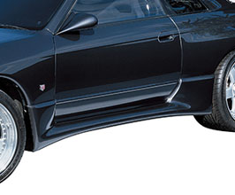 GReddy Aero Side Steps (FRP) for Nissan Skyline R32