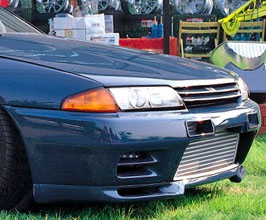 VeilSide E-I Front Lip Spoiler (FRP) for Nissan Skyline R32