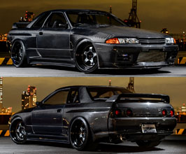 Garage Active Aero Wide Body Kit (Carbon Fiber) for Nissan Skyline R32 Coupe