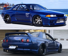 Garage Active Aero Wide Body Kit - FRP Version for Nissan Skyline R32 Coupe