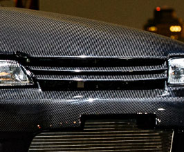 Garage Active Front Grill (Carbon Fiber) for Nissan Skyline R32 Coupe