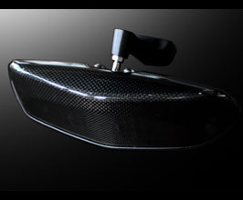 Mines Rear View Mirror Cover (Carbon Fiber) for Nissan Skyline GTR BNR32