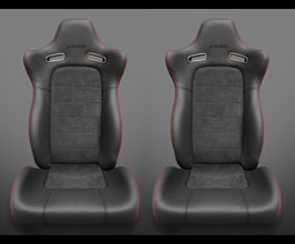 Mines BNR34 Style Seats Set (Alcantara with Leather) for Nissan Skyline GTR BNR32