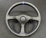 TOP SECRET Steering Wheel with Horn Button - 250mm (Leather) for Nissan Skyline GTR BNR32