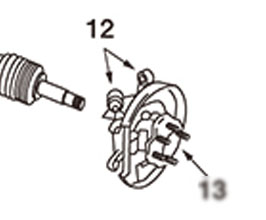 Nismo Reinforced Bushings for Upper Rear Axel - Rubber for Nissan Skyline R32