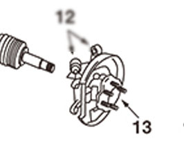 Nismo Reinforced Bushings for Rear Shock Absorber - Rubber for Nissan Skyline R32