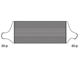 GReddy Intercooler with Type 29F Core (Aluminum) for Nissan Skyline GTR BCNR33 RB26DETT with MT