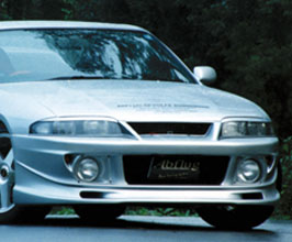 Abflug Aero Front Bumper - Version R (FRP) for Nissan Skyline R33