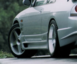 Abflug Aero Side Steps - Version R (FRP) for Nissan Skyline R33