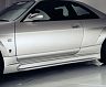 Abflug Aero Side Steps (FRP) for Nissan Skyline GTR BCNR33