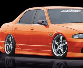 Mac M Sports Aero Side Steps (FRP) for Nissan Skyline R33