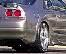 VeilSide E-I Rear Side Half Spoilers (FRP) for Nissan Skyline GTS ECR33